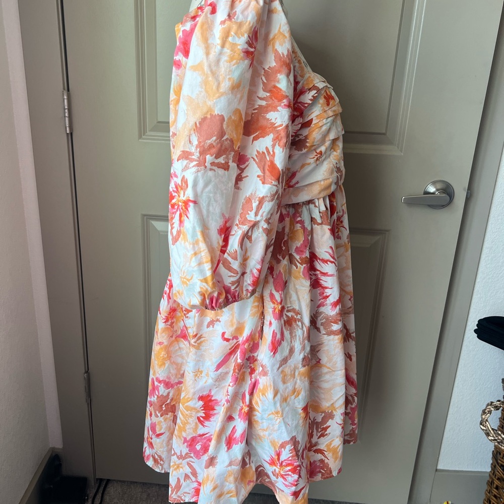 Abercrombie & Fitch Pink and Orange Floral Sundress - Picture 6 of 9